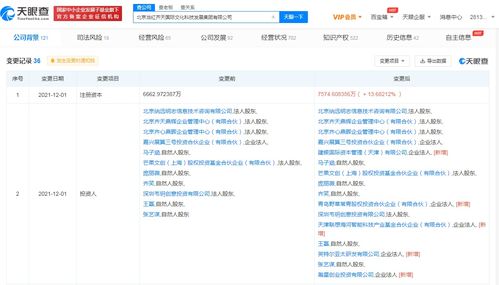 小米入股张艺谋VR公司 数字内容制作服务新布局，注册资本增至约7574.61万人民币